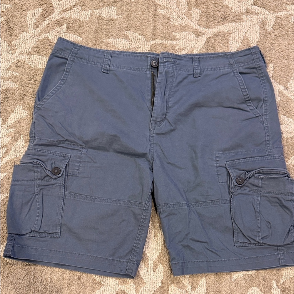 Aeropostale Men's Navy Cargo Shorts